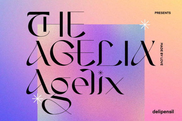 Agelix: A Modern Display Font for Elegant Editorial Design