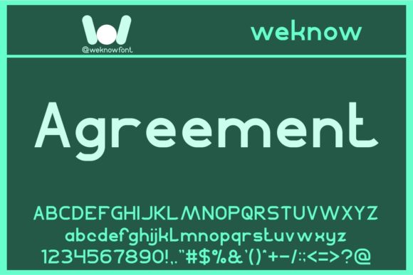 Agreement Font for Stronger Brand Identity and Visual Impact