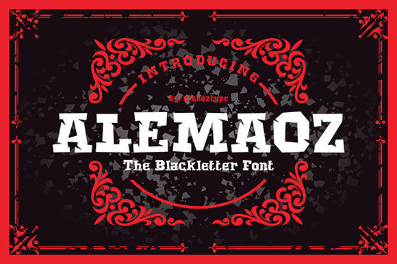 Alemaoz: The Vintage Display Font That Elevates Campaign Impact