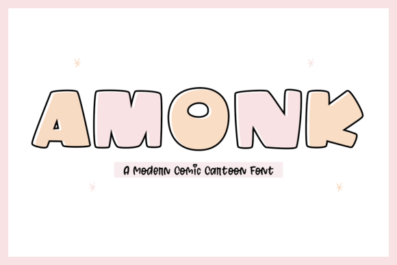 Amonk Font for Modern Web Design