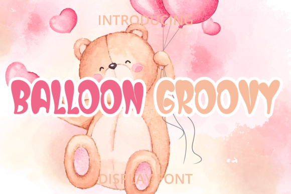 Balloon Groovy Font for Playful and Vibrant Design Projects