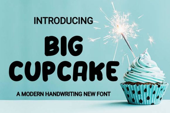 Big Cupcake: A Cute Display Font for Creative Projects