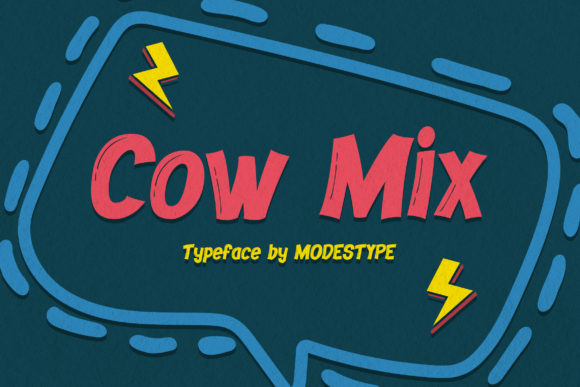 Cow Mix Display Font for Creative Web Projects