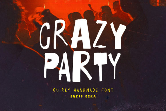 Crazy Party Font for Quirky Branding and Creative Projects