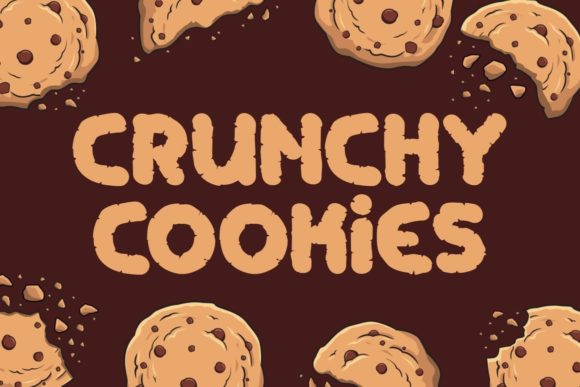 Crunchy Cookies Display Font for Bold Branding