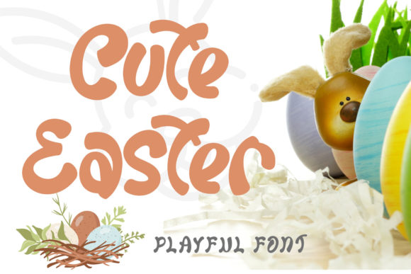 Cute Easter Font for Business Branding and Marketing