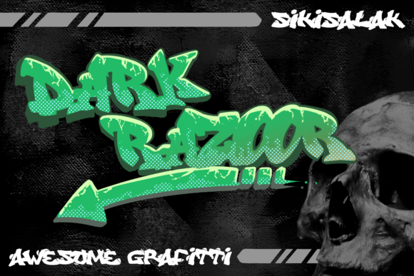 Dark Razoor Font for Bold Branding and Eye-Catching Campaigns