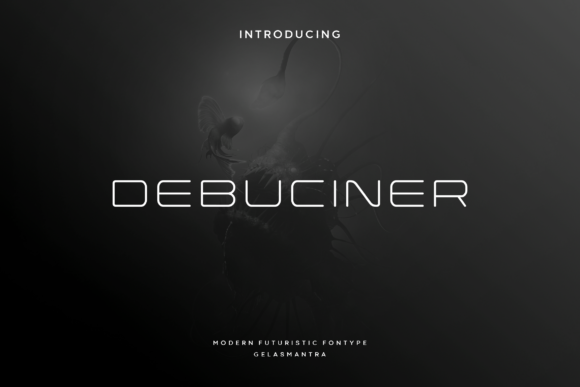 Debuciner: A Futuristic Display Font for Bold Digital Campaigns