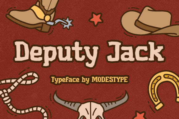 Deputy Jack: A Vintage-Styled Display Font for Creative Projects