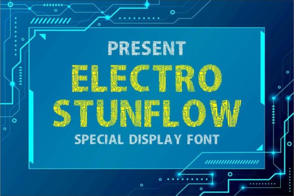 Electro Stunflow: A Bold Font for Strong Branding