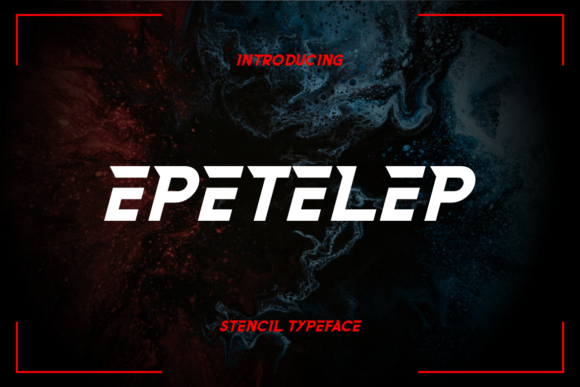 Epetelep Display Font for Bold Editorial Design