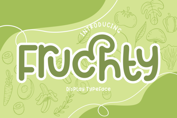 Fruchty: A Playful Display Font for Branding Magic