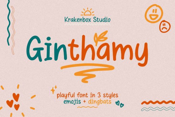Ginthamy Display Font for Creative Editorial Design