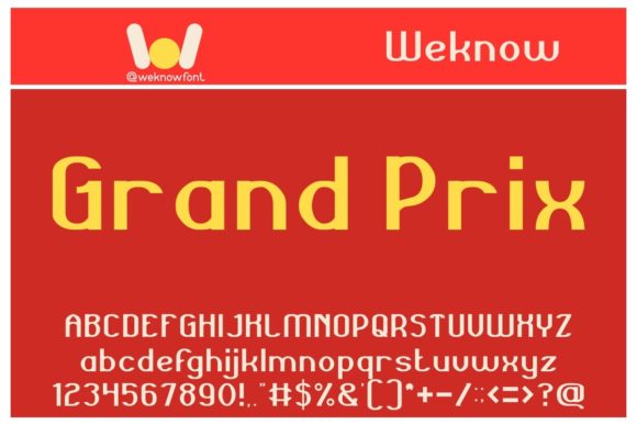 Grand Prix Font for Branding That Stands Out