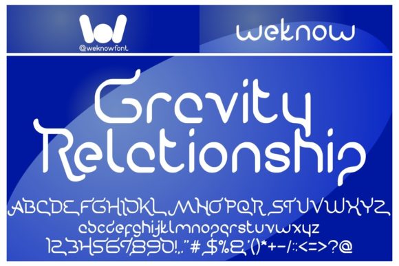 Gravity Relationship Font for Professional Branding and Design