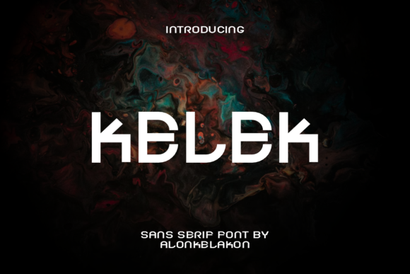 Kelek: A Modern Display Font for Strong Branding