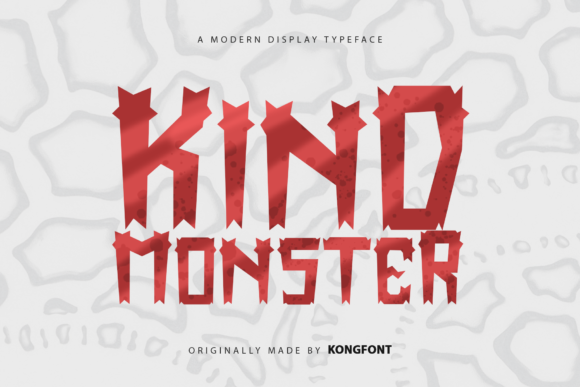 Kind Monster: A Whimsical Display Font for Modern Editorial Design