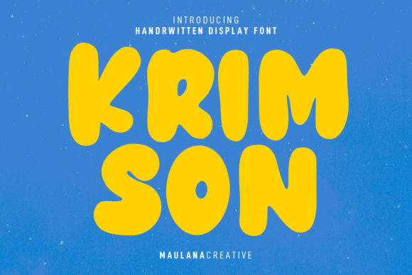 Krimson Font for Handmade and Commercial Creations