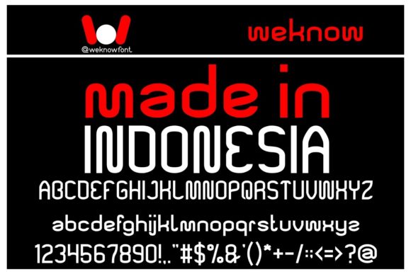 Made in Indonesia Font Review