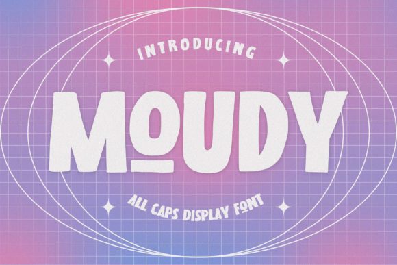 Moudy: A Bold Display Font for Handmade Creations