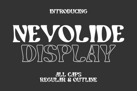 Nevolide: A Modern Display Font for Digital Branding