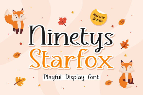 Ninetys Starfox: A Playful Display Font for Creative Branding