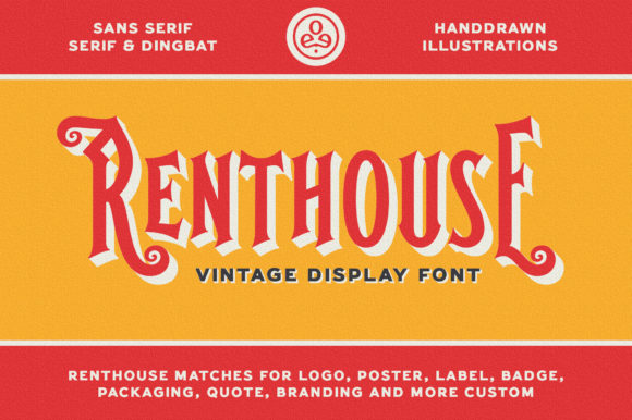 Renthouse Font for Bold Editorial Design