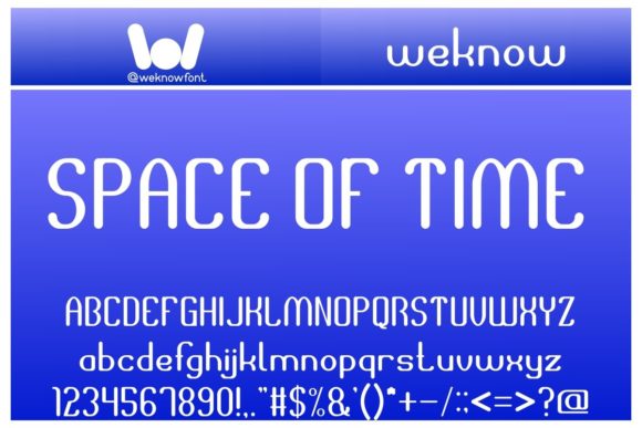 Space of Time: A Techno-Inspired Font for Bold Branding