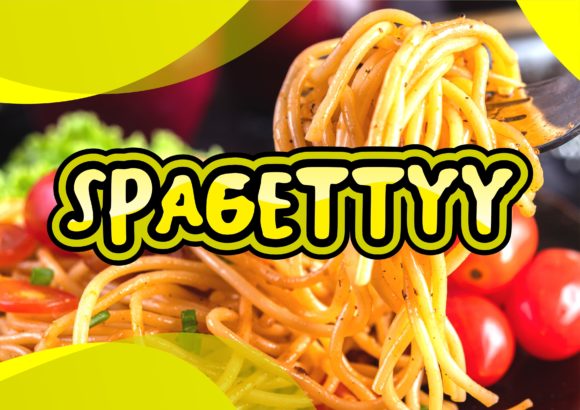 Spagettyy: The Food-Themed Font That Elevates Campaign Creativity