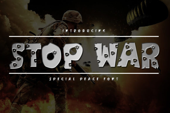 Stop War Font for Modern Web Design Projects