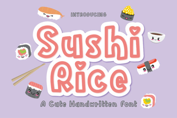 Sushi Rice Font for Professional Branding and Design