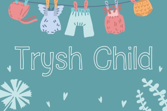 Trysh Child Font for Business Branding and Design