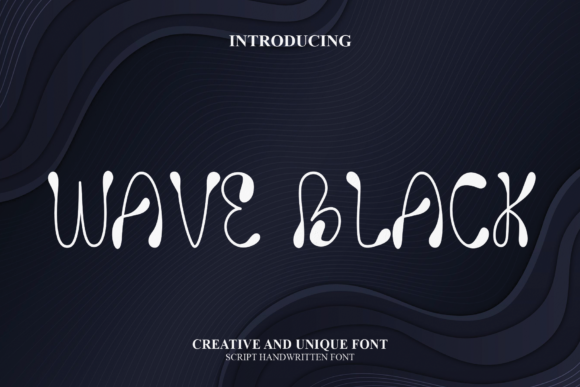 Wave Black: A Modern Display Font for Editorial Elegance