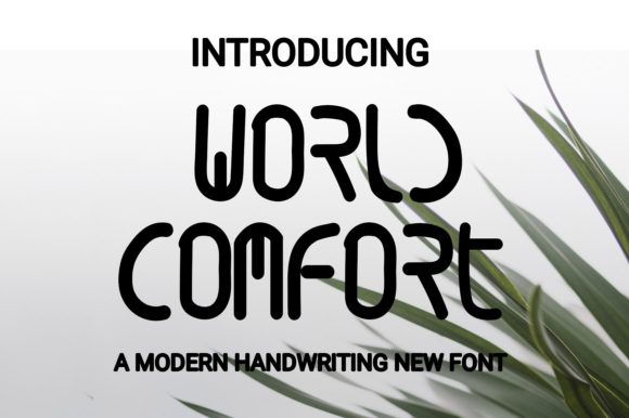 World Comfort Display Font for Modern Editorial Design